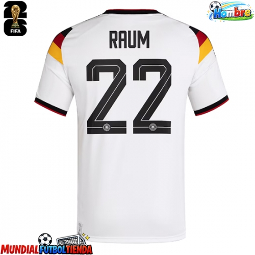Camiseta Alemania David Raum #22 Primera Equipación Replica Mundial 2026 mangas cortas